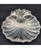 1950s Reed &amp; Barton Silverplated Footed Scalloped Serving Dish - $161.43 CAD