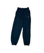 Nike joggers sweatpants deep blue women&#39;s turquoise sz small High waisted - $319.00 MXN