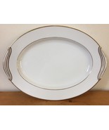 Vtg Noritake Fine China Dawn 5930 Gold Porcelain Oval Serving Platter 11... - £45.06 GBP