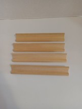 Scrabble Wooden Tile Holders Vintage Racks Trays Replacement Parts Lot of 4 - £5.34 GBP