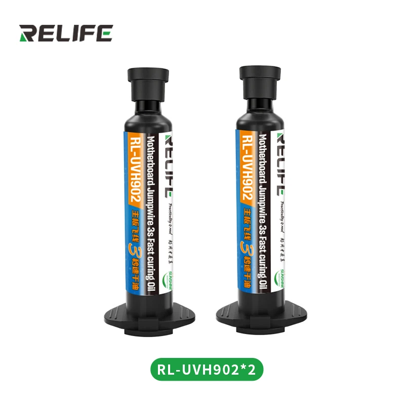 2PCS Relife RL-UVH902 10ML Uv 3S Quick-drying Solder Mask Ink For Mobile Phone R - £43.59 GBP