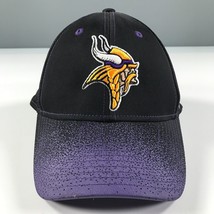 Minnesota Vikings Hat Size Small Medium Purple Black Curve Brim Reebok O... - £13.42 GBP