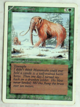 War Mammoth - Revised Series - 1994 - Magic The Gathering - Slight Wear - $1.79