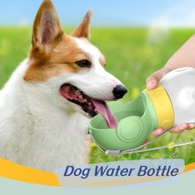 Dog Water Bottle Portable Travel Pet Drinker Leak Proof Dog Bowl Food Cat Founta - £11.47 GBP