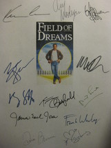 Field of Dreams Signed Film Movie Screenplay Script x12 Autograph Kevin ... - $19.99