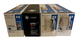 HP 645A SET C9730A, C9731A, C9732A, C9733A Original HP Toner Cartridge - £347.15 GBP