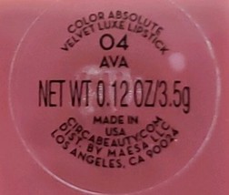 Circa Beauty ~ Color Absolute Velvet Luxe Lipstick~ 04 Ava ~ Sealed - $368.21 MXN