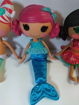 Full Size Lalaloopsy Dolls lot of 3 Magical Mermaid Peppermint Mango Tiki - £18.19 GBP