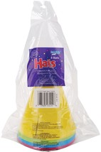 Party Hats 8 Per Pkg Assorted Neon - $440.07 MXN