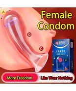 Female Condoms For Women, 2 pcs Comfortable Freedom Orgasm Lubricant Ult... - $378.69 MXN