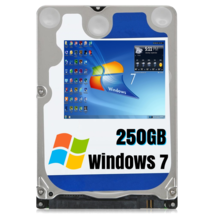 250GB 2.5 Hard Drive For Hp Compaq 6530B Windows 7 Pro 32bit Fully Loaded - £31.07 GBP