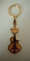 Salt Lake City Hard Rock Cafe Guitar Keychain - £13.27 GBP