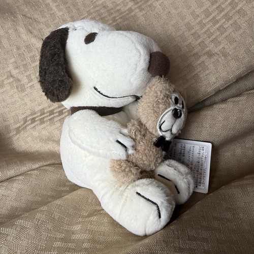 Snoopy &amp; Bear S Plush Doll Stuffed Plush PEANUTS Nakajima Corporation NW... - $55.99
