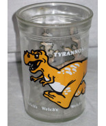 Welch&#39;s 1988 Tyrannosaurus Rex Glass Jelly Jar Unique 4&quot; Tall;Collectibl... - £7.85 GBP