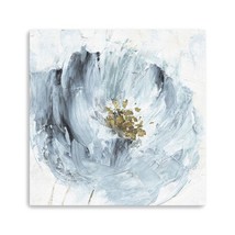 HomeRoots 398916 40 x 40 in. Watercolor Abstract Gray Blue Flower Canvas Wall Ar - £170.20 GBP