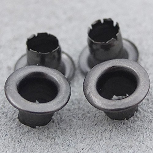 Bluemoona 1000 Pcs - Grommet Eyelets 3/16" 4mm Canvas Clothes Leather Self Backi