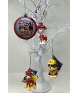 Kurt Adler Paw Patrol Dogs Merry Christmas Ornaments Set~Set of 4 - $348.44 MXN