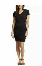 NWT!!! Jessica Simpson Ruched V Neck Dress, Black, XX-Large - £19.65 GBP
