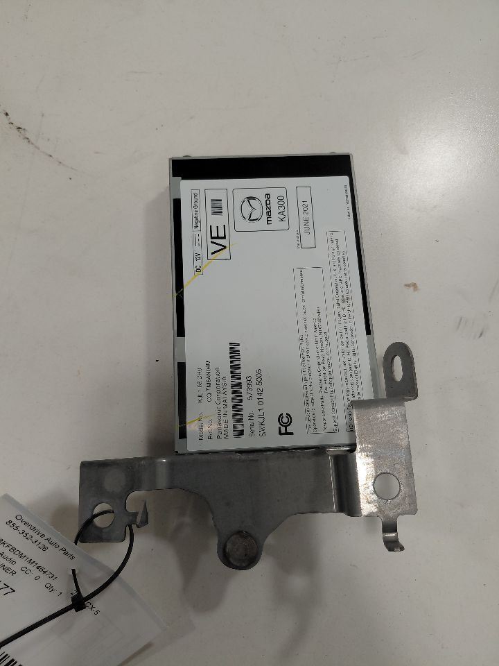 Audio Equipment Radio Tuner With Satellite System Fits 20-23 Mazda CX-5 - $199.94