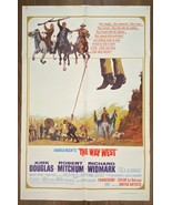 THE WAY WEST (1967) Kirk Douglas, Robert Mitchum, Richard Widmark Style ... - $95.00