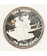 The Right To Bear Arms 1 oz. 999 Silver Round By Johnson Matthey - $119.60
