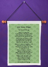 Girl Scout Prayer - Personalized Wall Hanging (557-1) - £15.94 GBP