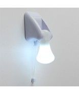 6/pk Portable LED Bulb Closet Lamp Night Light Battery Operated Self Adh... - £31.38 GBP