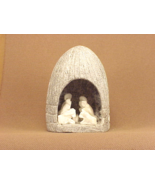 HAND CARVED Stone NATIVITY SCENE Joseph  Mary  Baby Jesus  # 637nnn - €15,65 EUR