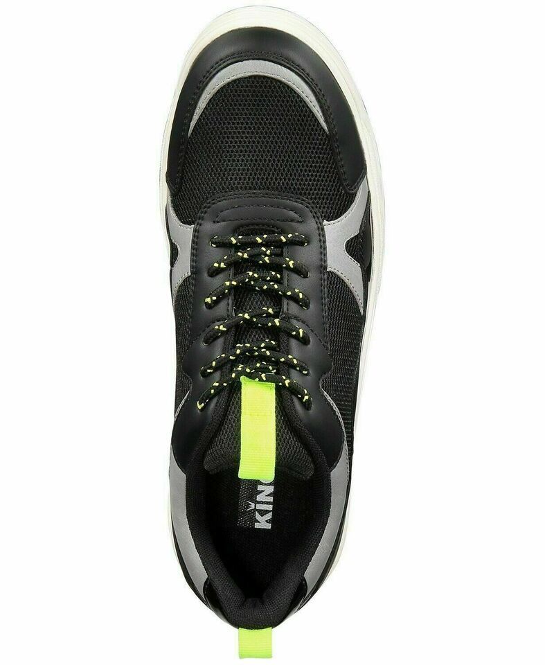 Kingside Mens Size 12M Geoffrey Dad Sneaker Black Grey Neon Item image 5