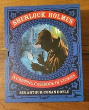 Sherlock Holmes A Gripping Casebook Of Stories Sir Arthur Conan Doyle w/ Case - £7.69 GBP