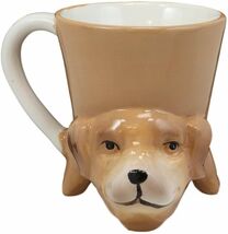 Ebros Gift Bottoms Up Acrobatic Chocolate Dog Coffee Mug Drink Cup 11oz ... - $19.49