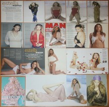 ESTELLA WARREN spain clippings 1990s/00s magazine articles poster sexy p... - £16.15 GBP