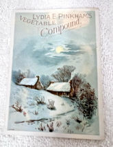 Antique Victorian Trade Card Lydia E. Pinkhams Vegetable Compound  c1890... - $9.90
