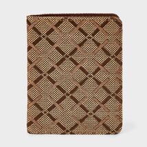A New Day Passport Case Brown Plaid Jacquard Knit Recycled Polyester - €1,81 EUR