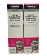 (2) Generic Value Products Clear Complexion Charcoal Mud Mask 3.4oz - €23,97 EUR