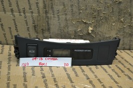 09-13 Toyota Corolla LE Dash Auxiliary AUX Time Clock 8395012260 bx1 130... - $54.99