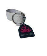 PAPARAZZI Gray Faux Leather Bracelet Silver Tone O Ring Closure NWT - $14.99
