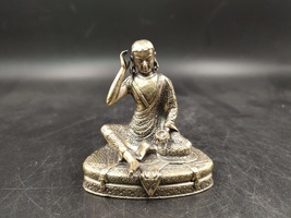 Pure copper Mila Riba Buddha decoration tantra Tibetan master Buddha worship - $26.50