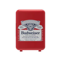 Budweiser Portable 6-Can Mini Refrigerator, MIS135BUD, Red - £63.25 GBP