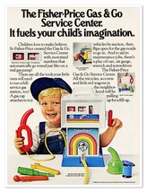 Fisher-Price Gas &amp; Go Service Center 80s Toys Vintage 1985 Print Magazine Ad - £7.58 GBP