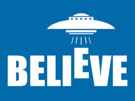 UFO TSHIRT Funny T-Shirt Roswell Area 51 Bigfoot T-Shirt Science Fiction... - $12.95