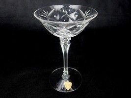 Tiffin Glass Cut Crystal Champagne Glass, 6&quot; Champagne Glass, Cut Crystal - £7.01 GBP