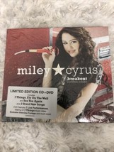 Miley Cyrus: Breakout &quot;Platinum Edition&quot; CD/CD-Rom/DVD(2008) New Sealed - £27.56 GBP