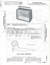 1958 Silvertone 7228 Transistor Am Radio Photofact Manual Portable Receiver Sams - $10.88