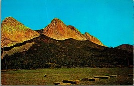 Stone Walls Spanish Peaks Landscape Panorama Colorado CO Chrome Postcard B7 - £3.07 GBP