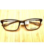 Columbia Eyeglasses Frames C8021 213 Brown Horn Rectangular 53-17-140 wi... - $49.50