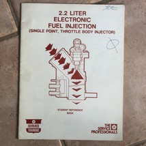 Chrysler 2.2 Liter Electronic Fuel Injection Manual Reference Book Single Point  - $16.00
