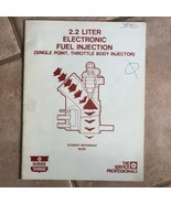 Chrysler 2.2 Liter Electronic Fuel Injection Manual Reference Book Singl... - £12.56 GBP