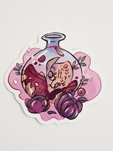 Bottle of Self Love Super Cute Multicolor Sticker Decal Embellishment Fun - $2.30