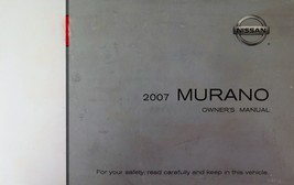 2007 Nissan Murano Owners Manual [Paperback] Nissan - £23.58 GBP